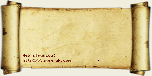 Jelisava Tulkić vizit kartica